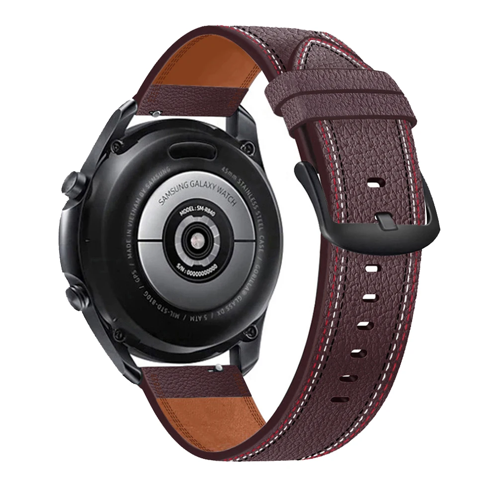 Ремешок для Huawei Watch GT3 GT2 46 мм браслет из натуральной кожи смарт-часов GT 3 2 Gt2 pro 22