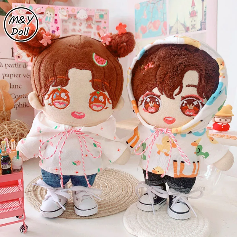 Ready Stock 20CM Doll Clothes Strawberry Hoodie Flowers Bag Toy Dolls Accessories Lisa Jennie Twice Jungkook Jimin Collection