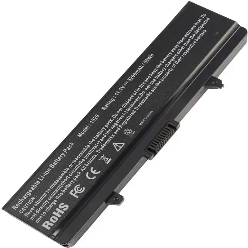 100% Оригинальный аккумулятор 5200 мАч для ноутбука DELL Inspiron 1525 1526 1545 1546 1440 K450N X284G PP42L