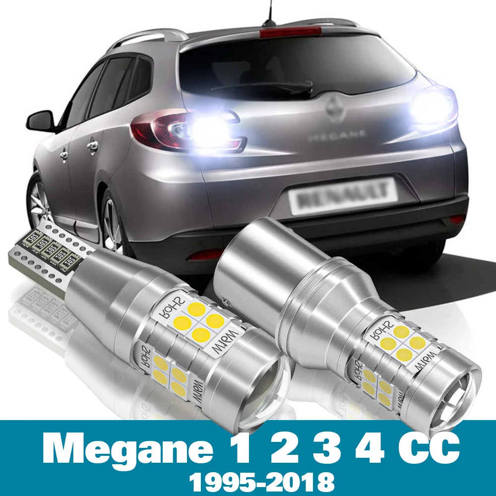 

2pcs LED Reverse Light For Renault Megane 1 2 3 4 CC Accessories 1995-2018 2012 2013 2014 2015 2016 2017 Backup Back up Lamp