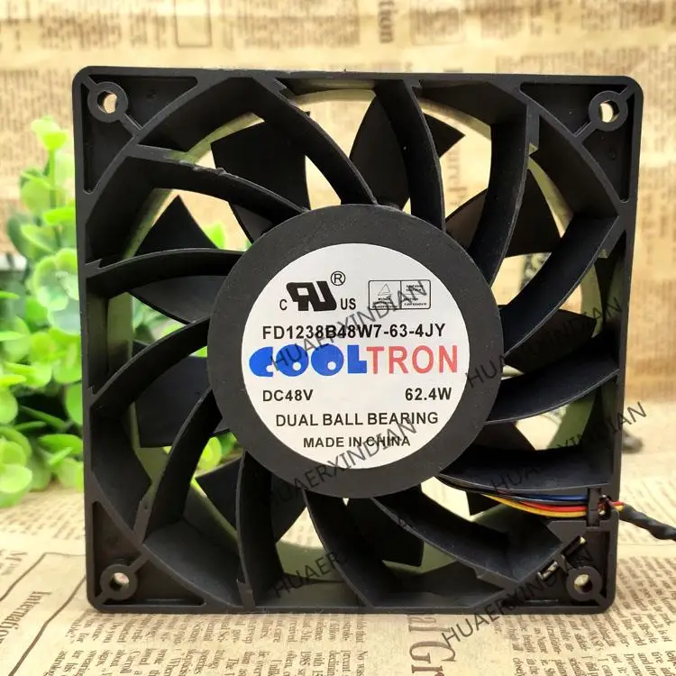 Новый FD1238B48W7-63-4JY DC48V 62,40 W 12cm12038 комплект для сборки охлаждающего вентилятора