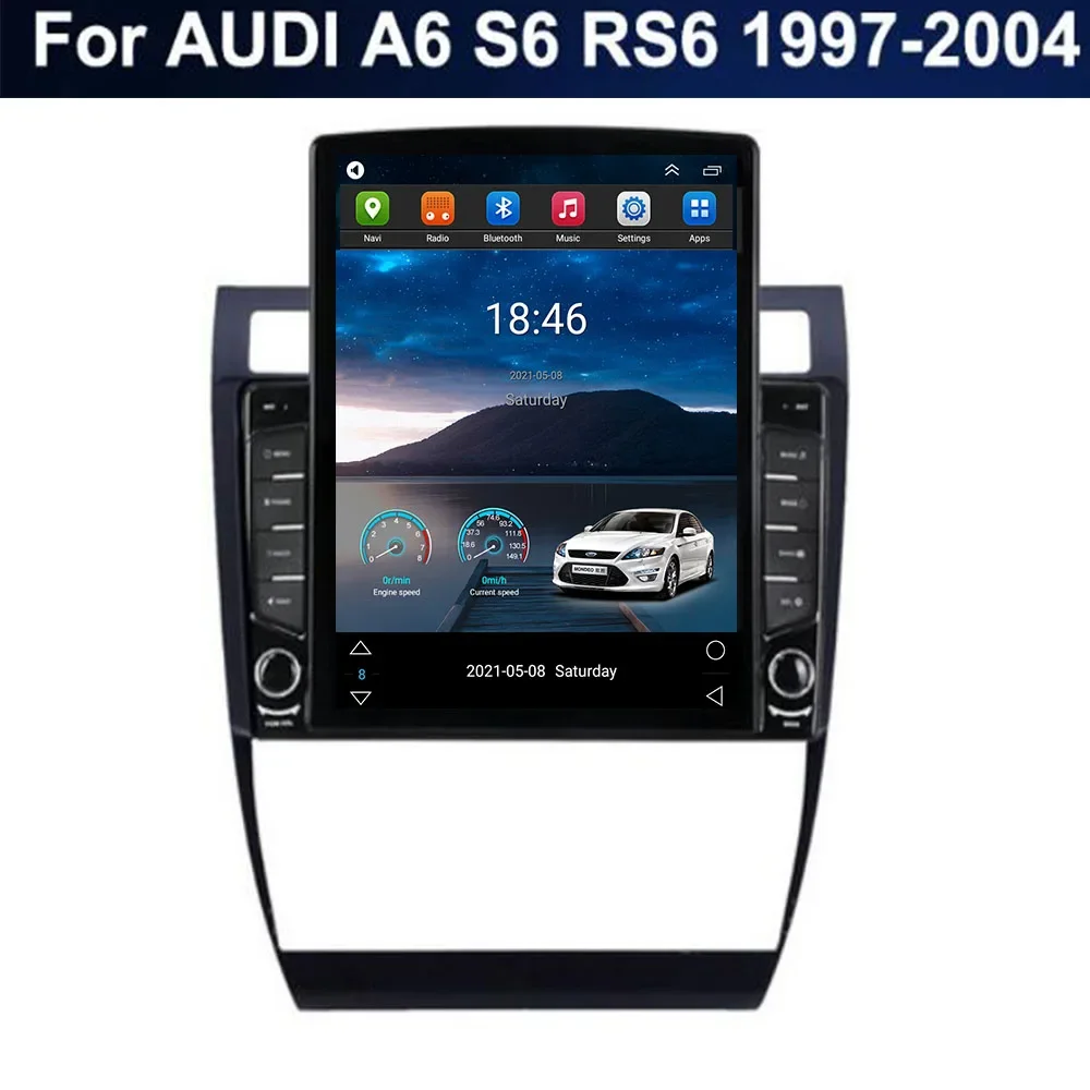 

Автомобильный радиоприемник 8 + 128G Android 12 Carplay, стереоприемник для AUDI A6 S6 RS6 1997 1998 -2004 Tesla, мультимедийный плеер