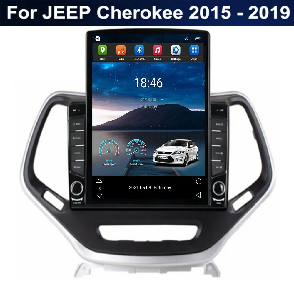

Автомагнитола 2DIN на Android 12 для JEEP Cherokee 2015 -2035, мультимедийный видеоплеер с GPS, стерео, Carplay, DSP, RDS, камера