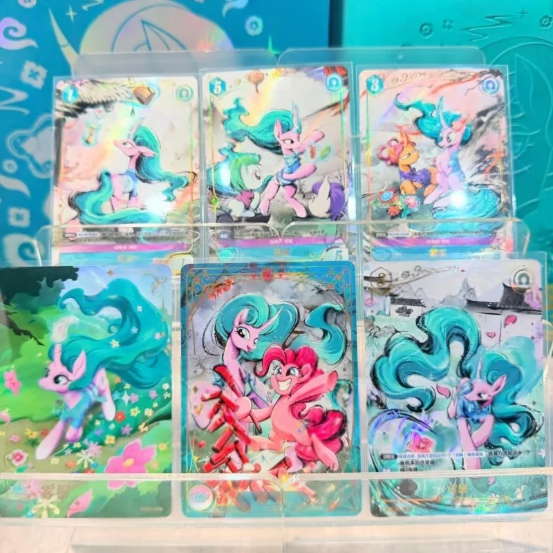 Фото Новая распродажа: Оригинальные коллекционные боевые карты Kayou×My Little Pony TCG, стартовый набор Mistmane, китайская версия, карты-сюрпризы №3