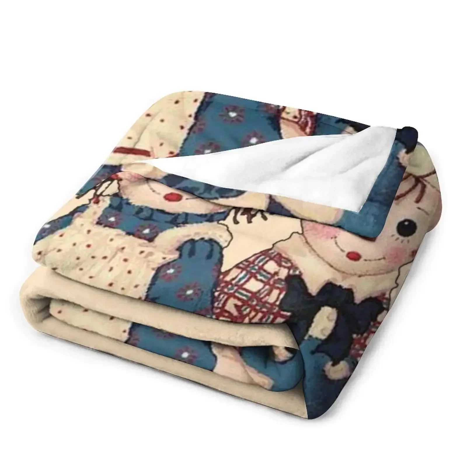 Одеяло Raggedy Ann and raggedy andy Nap Soft Plaid Летние мягкие одеяла
