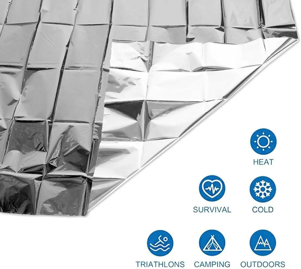 1 шт. серебристая Светоотражающая полиэфирная пленка 210x130 см