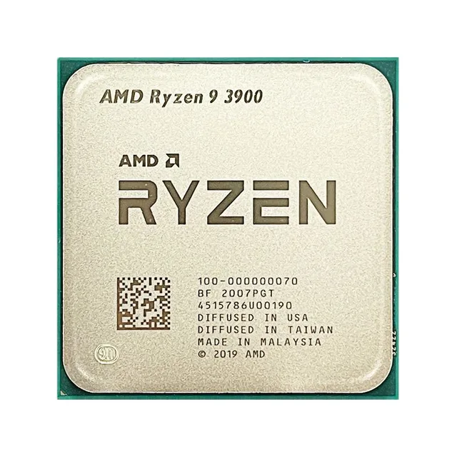 AMD Ryzen 9 3900 NEW R9 3900 3.1 GHz Twelve-Core 24-Thread CPU Processor 7NM L3=64M 100-000000070 Socket AM4 3