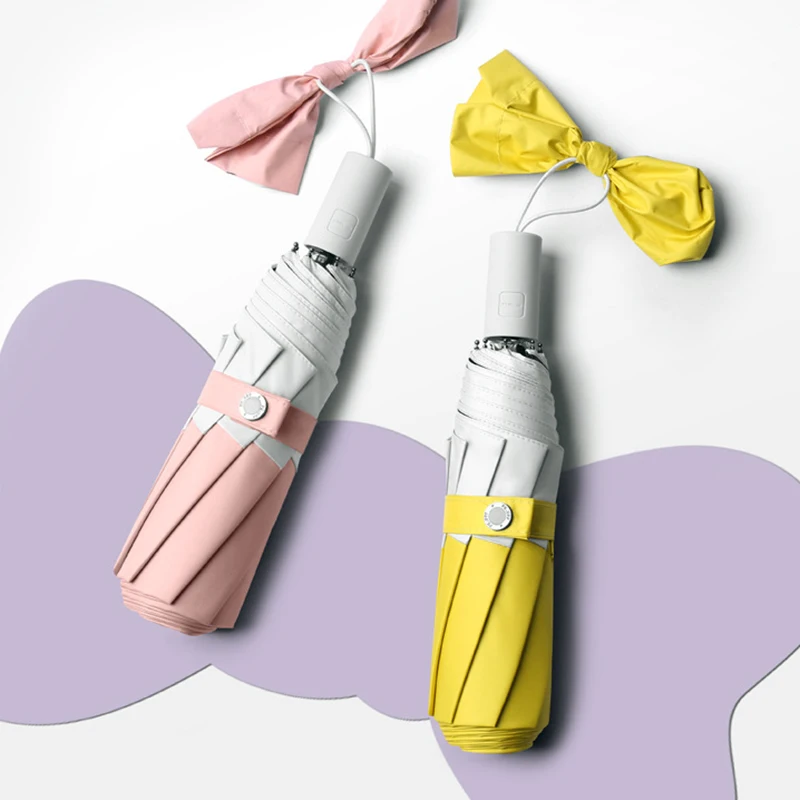 

Fashion Colors Patchwork Girls Umbrella Rain Women Clear Folding Umbrella Sun UV Parasol Umbrella 8K Windproof Paraguas Outdoor