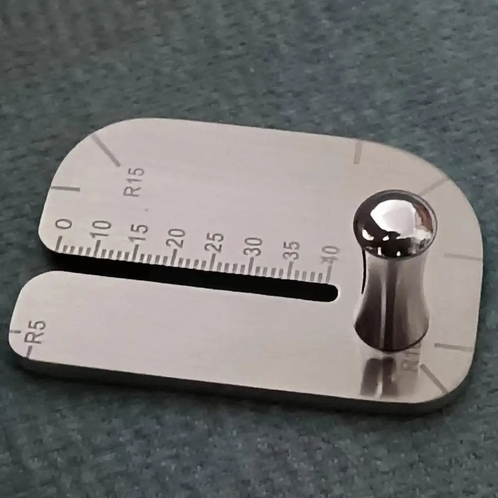 Сделай Сам кожаное ремесло перфоратор для кожи вспомогательная вытяжная доска инструмент из нержавеющей стали железо вспомогательное долото сталь A5B1