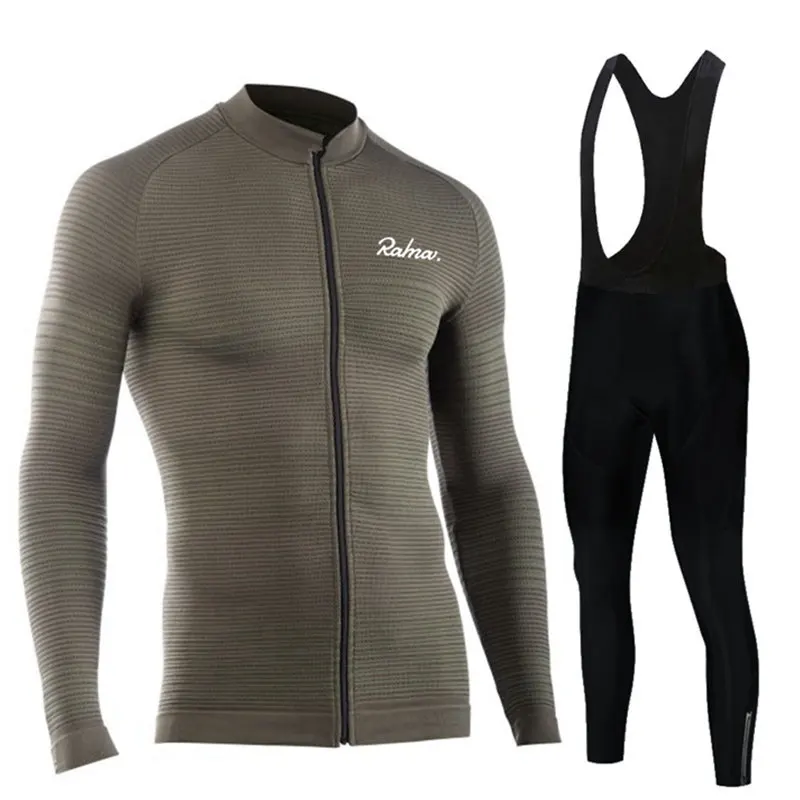 

Весна-Осень 2023, мужской комплект брюк Ravlmav с длинным рукавом и нагрудником, Униформа, рубашка, одежда для дорожного горного велосипеда, велос...