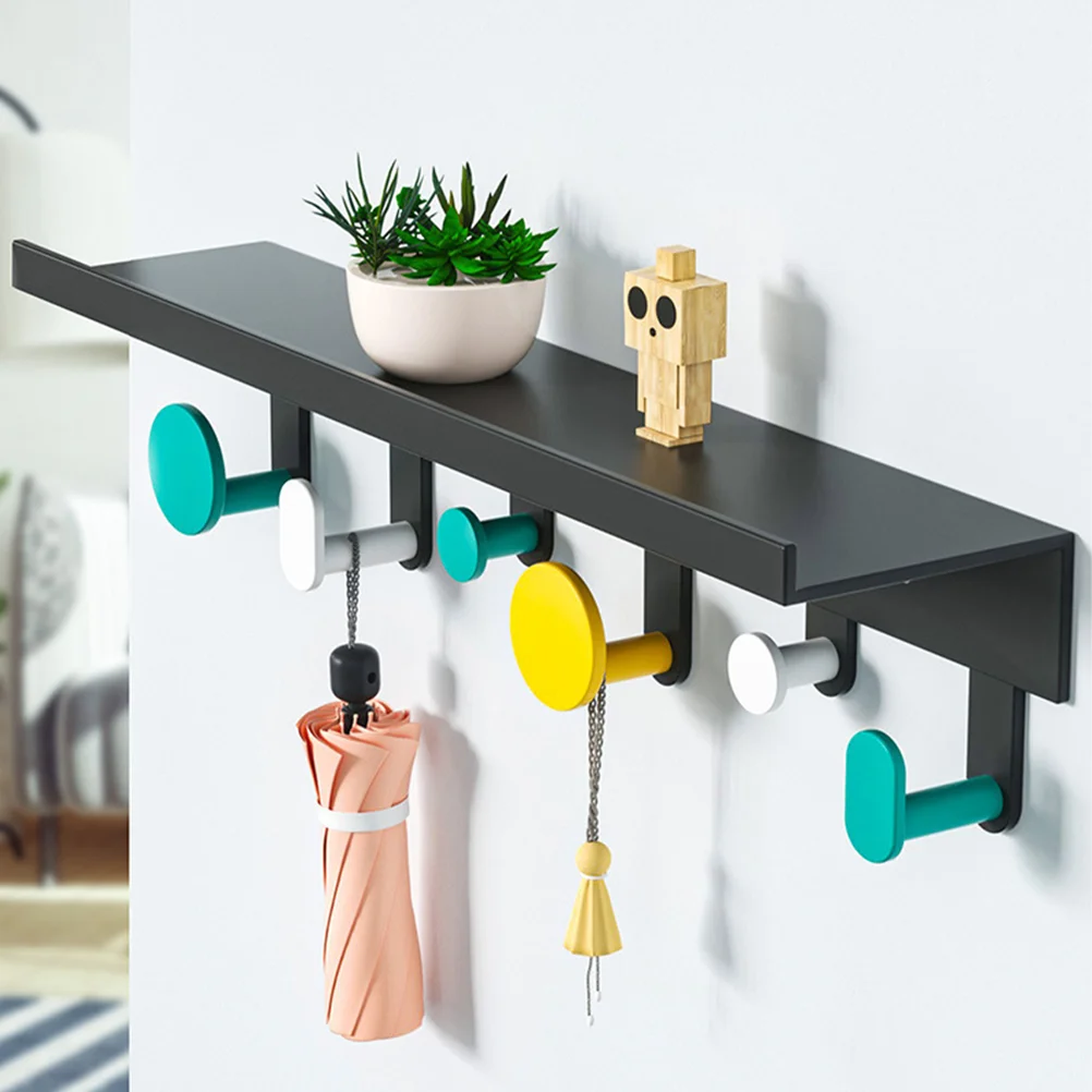 

Wall Coat Hooks Modern Towel Row Mounted Rack Clothes Wall-mounted Hanger Stand