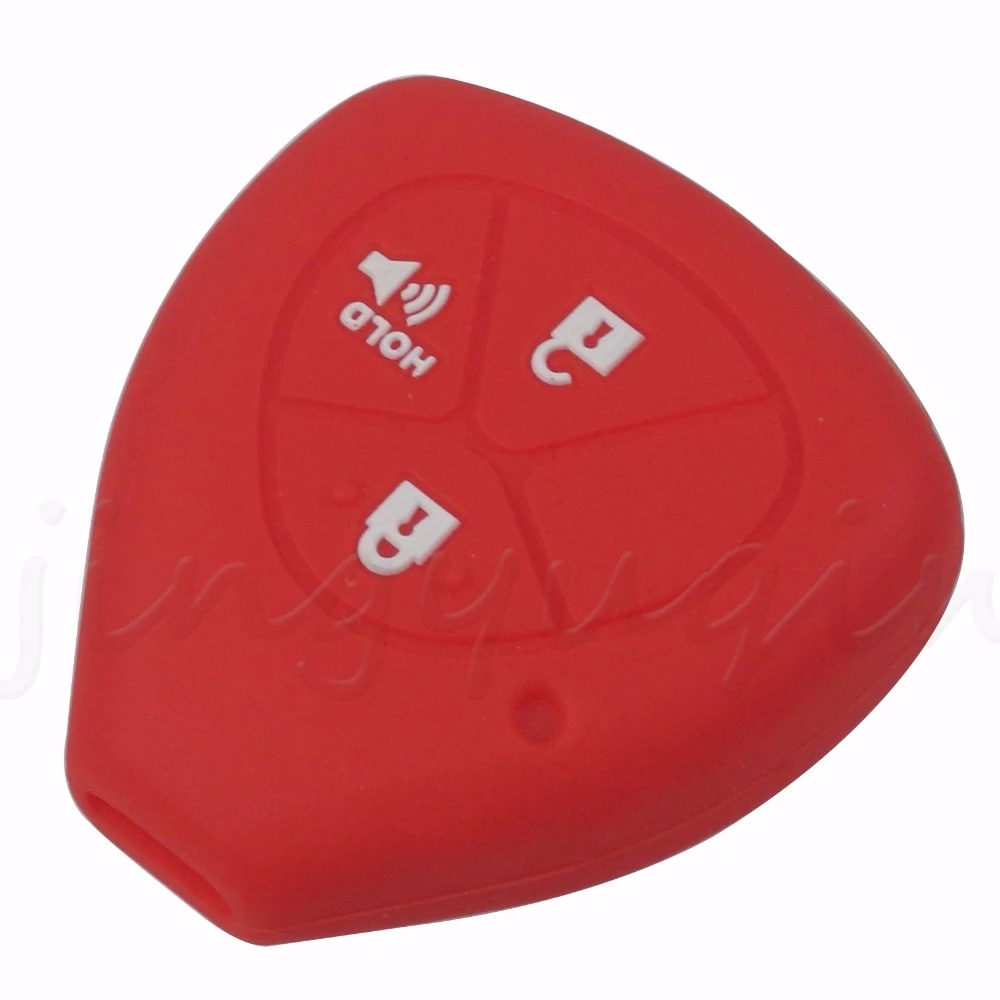 Jingyuqin пульт дистанционного управления с 3 кнопками силиконовый чехол для ключей