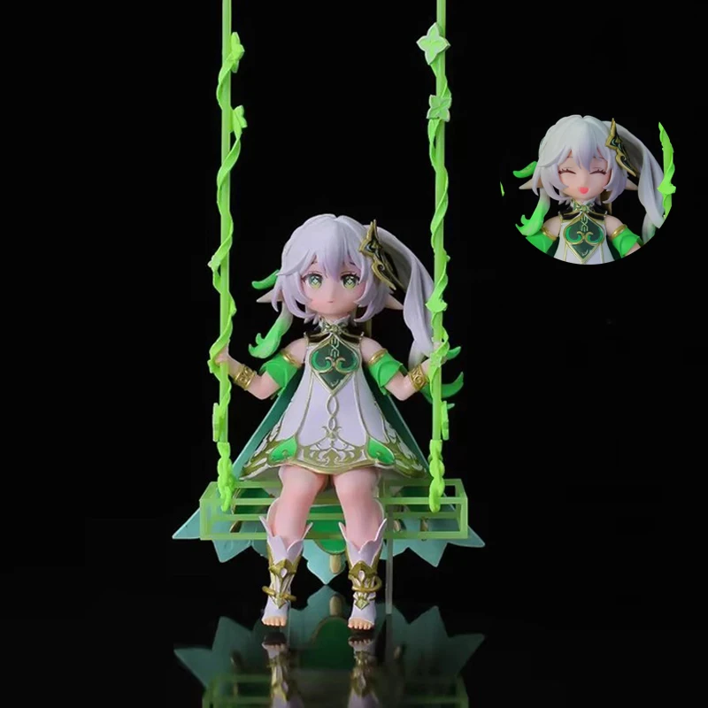 

23cm Nahida Genshin Impact Figures Grass God Swings Nahida Action Figures PVC Anime Model Collection Toys Birthday Ornamen Gifts