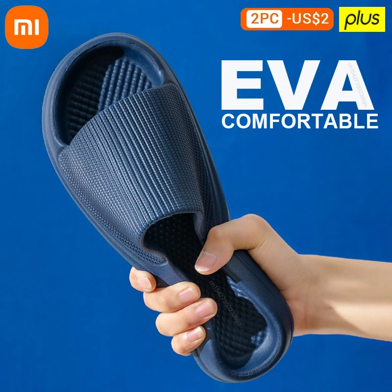 

Xiaomi Home Women's Thick Sole Slippers Summer Sandals EVA Soft Sole Sandals Fashion Men Ladies Flip-Flops Indoor Bathroom Shoe