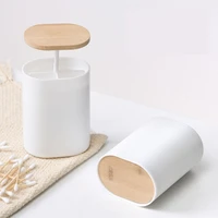 practical easy to carry automatic cotton bud swabs toothpick holder for daily use toothpick holder toothpick dispenser