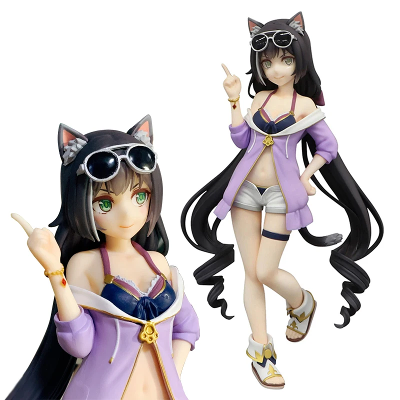 

17CM Hot Anime KyaRru Figure Princess Connect Re:Dive Priconne Natsume Kokkoro Swimsuit PVC Action Figure Model Game Doll Toys
