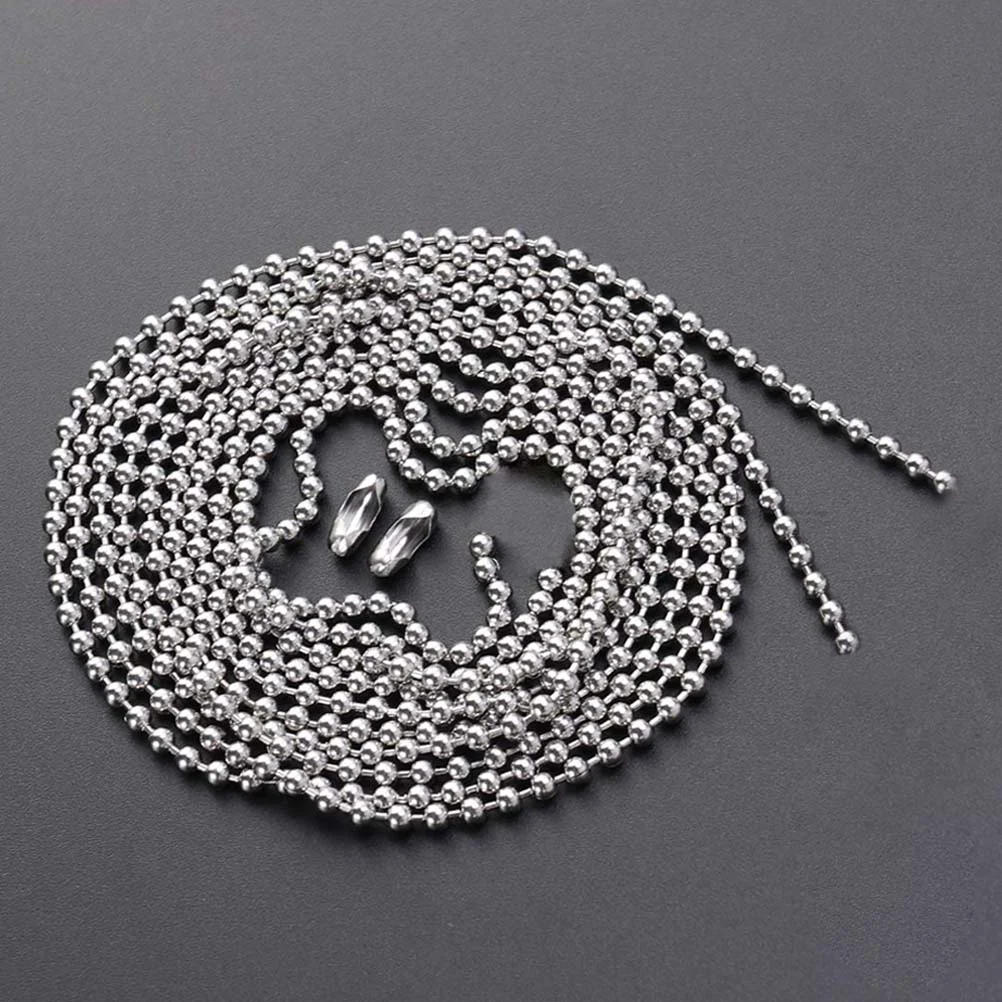 

Chain Ceiling Fan Switch Extender Beaded Connector Stainless Steel Light Ornaments Chandelier Decorative