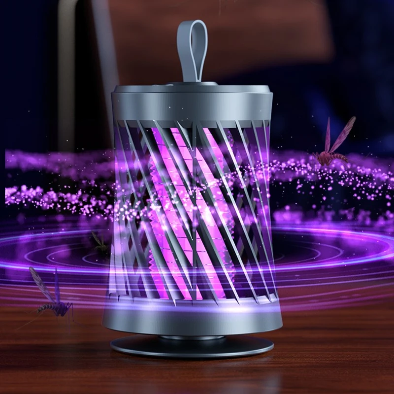 Лампа-убийца от комаров с электротоком безшумная уличная лампа USB-зарядкой для