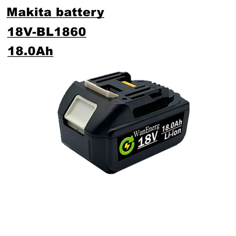 

18V lithium ion hand drill battery,power tool battery, 18.0ah, for 18V power tools bl1860, bl1840, bl1850, bl1830, bl1860b, etc,