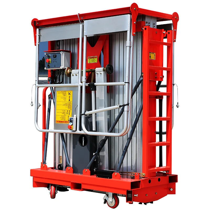 8 м 9 10 12 алюминиевая Мужская платформа мобильный гидравлический подъемник с