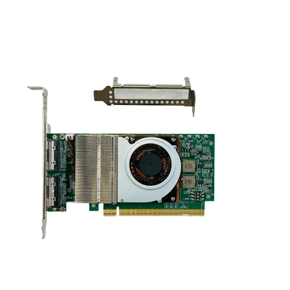 Фото Внешние адаптеры PCI Express 5.0 x16 для двух MCIO X16 X8 SFF-TA-1016 8i с функцией ретаймеринга №1