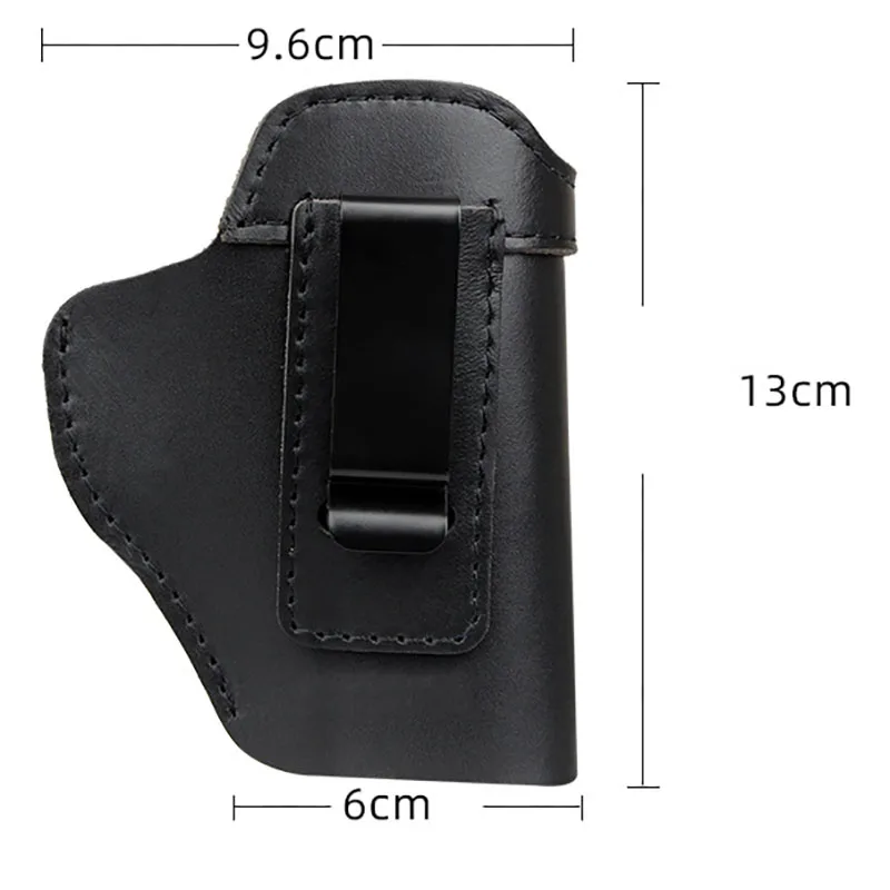 Кожаная кобура IWB тактическая охотничья скрытая переноска для пистолета G17 19 22 23 26