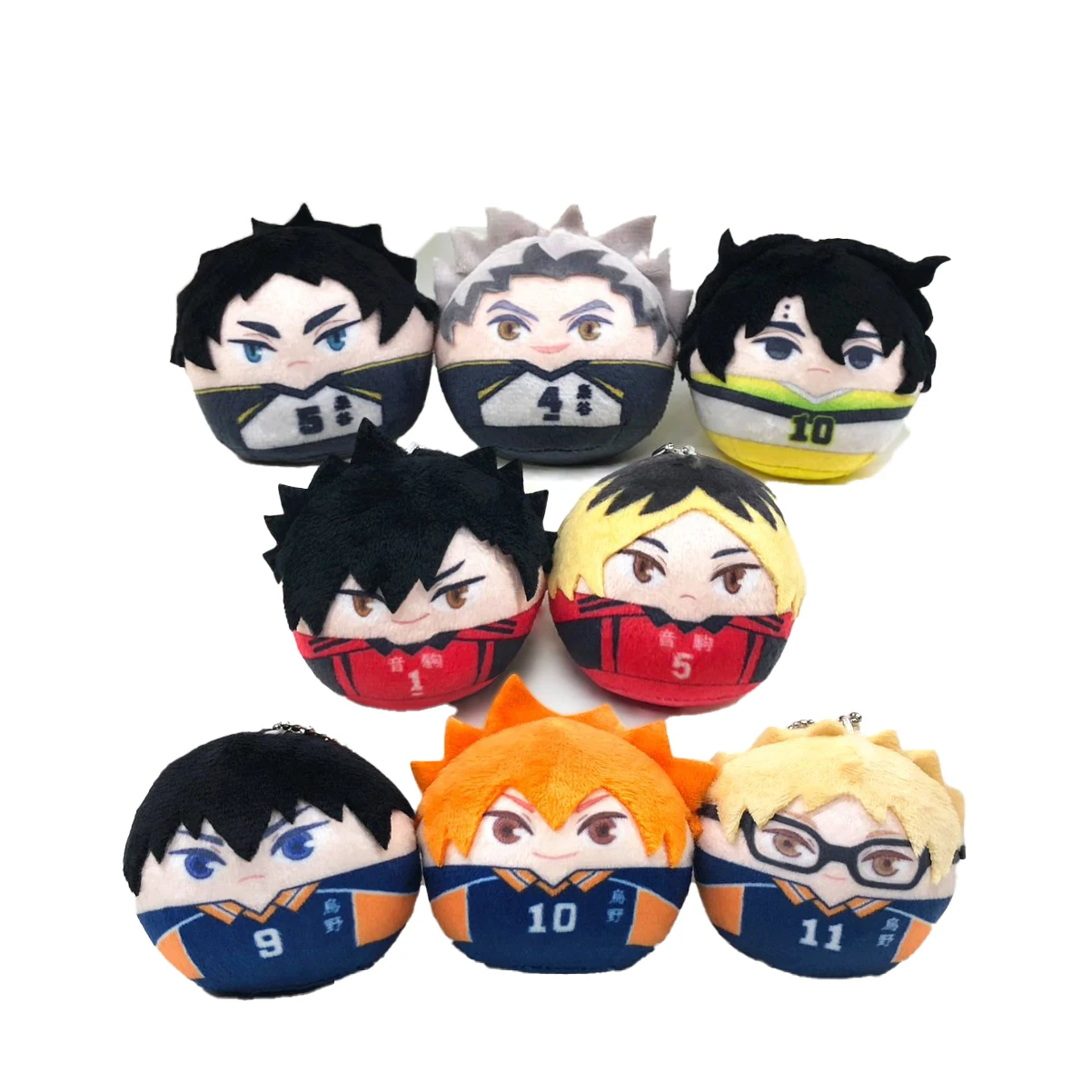 

In Stock Original Genuine SN Haikyuu Canaria KOROMANIA Shoyo Hinata Kei Tsukishima Kozume Kenma Vol 1 Q Version Plush Toys Gift