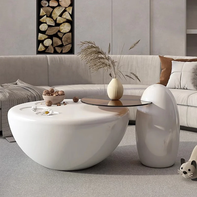 Круглый Кофейный Столик для отеля боковые скандинавские головки обеденный