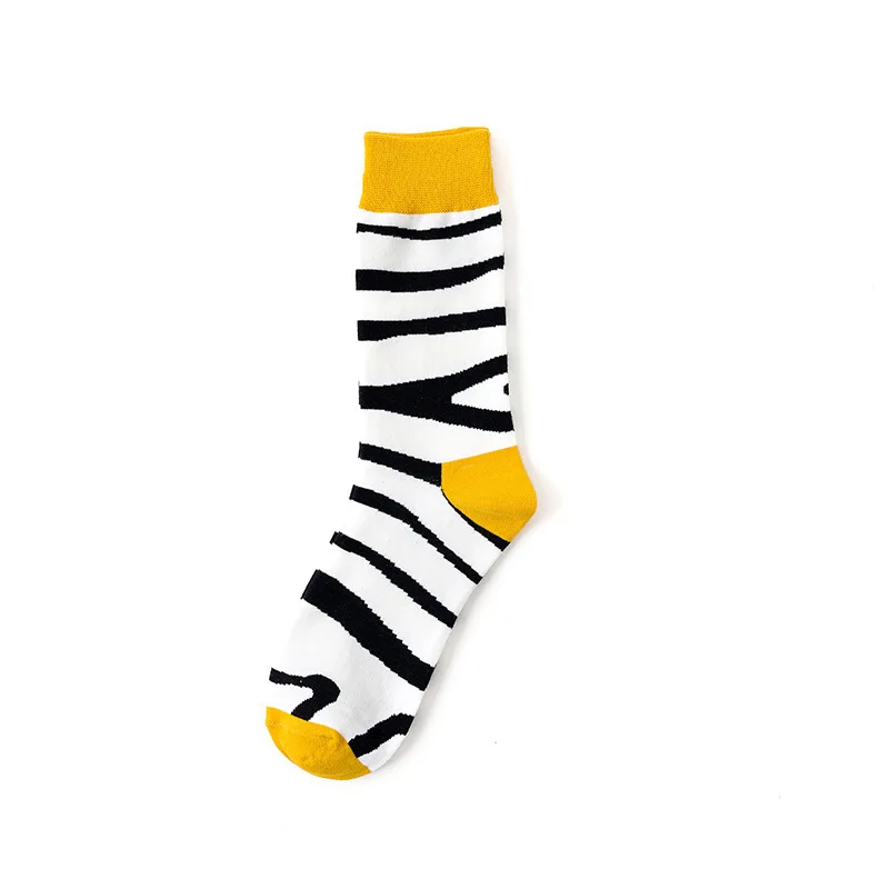 Winter Thick Zebra Ankle Sock for Men Women Warm Animal Flamingo Giraffe Croco Socks