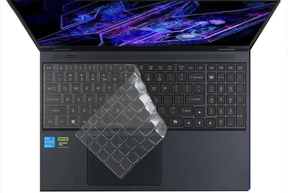 Силиконовый чехол для клавиатуры ноутбука Acer Predator Helios Neo 16 2024-i7 14700HX PH16-72/Neo16 PHN16-72