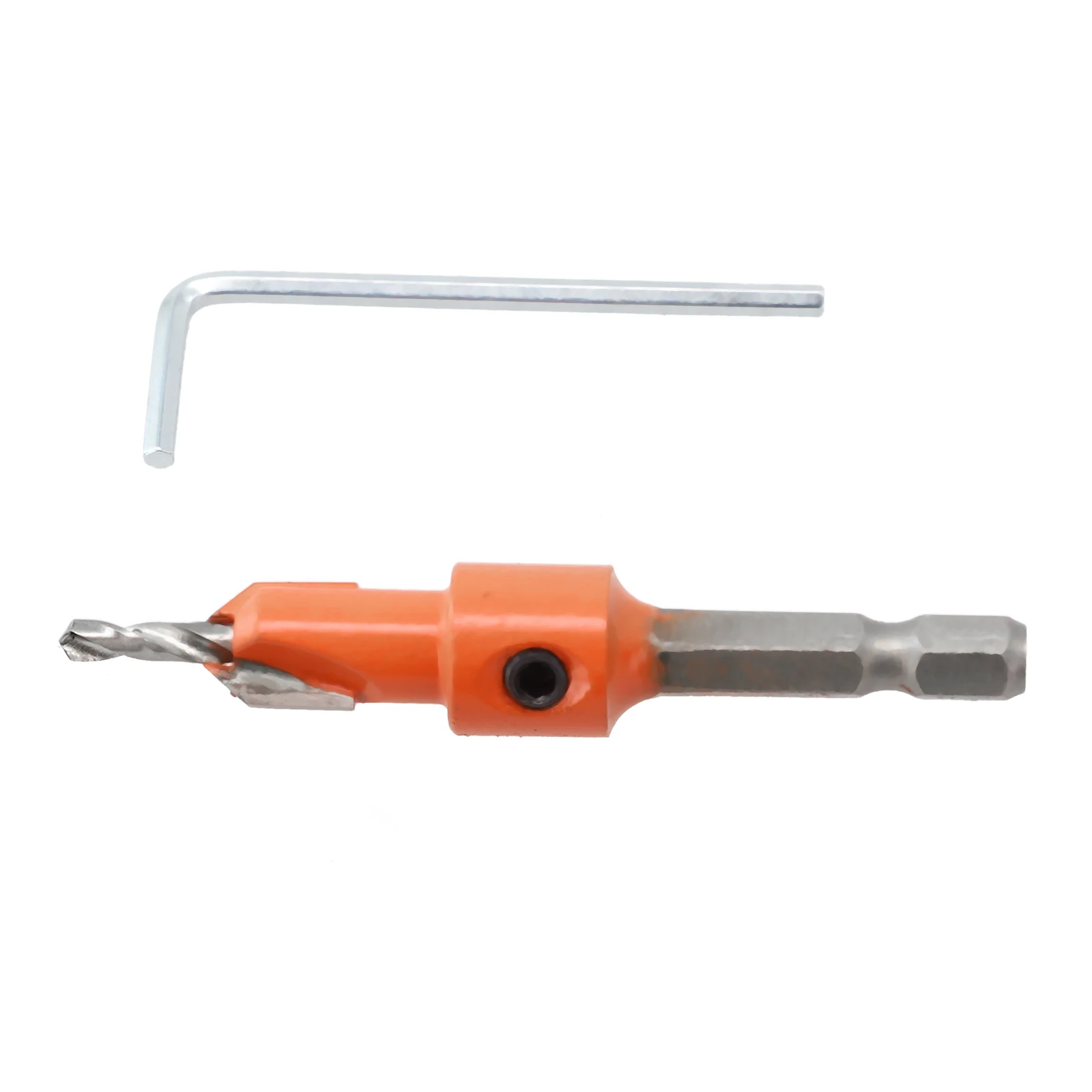 

1Pc Countersink Drill Bit 6.35mm Hex Shank Salad Step Bits 2.8/3/3.2/3.5mm Head For Woodworking Drilling Counterbore Tools
