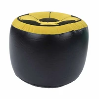 inflatable stool pvc flocking soccer inflatable chair for summer beach