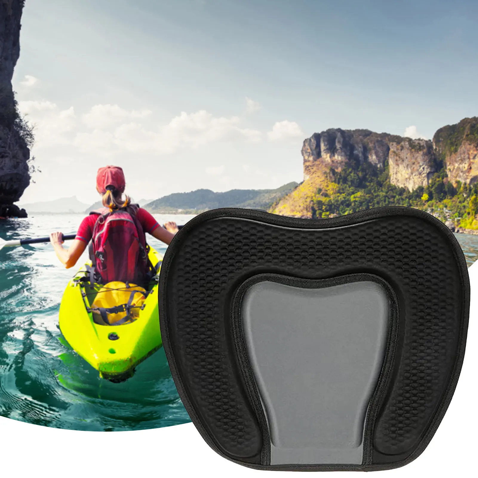 

Comfortable Kayak Seat Cushion Boats Soft Seat Pad Cushion Thicken Canoe Fishing Boat Seat Ergonomic Cushion Pad Accessory