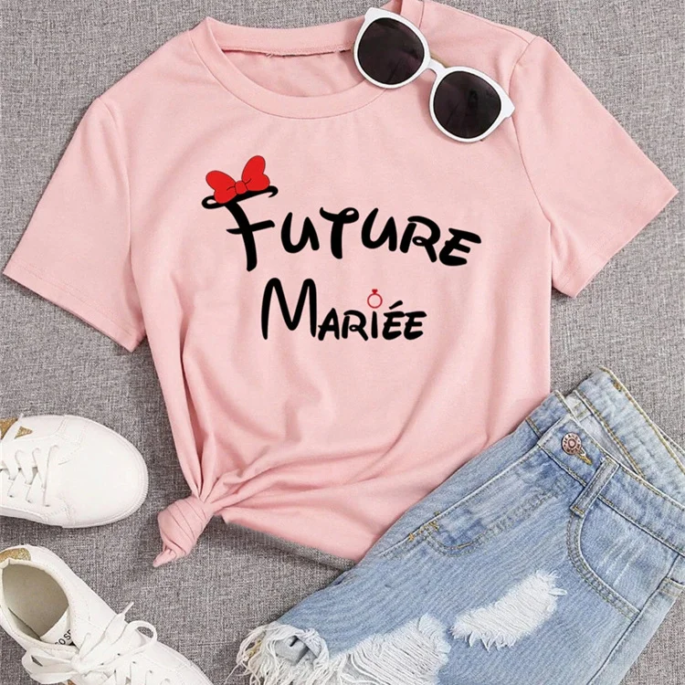 

Team Bride Bachelorette EVJF High Quality Cotton EU size Tee comic Japanese men t shirt streetwear male clothing