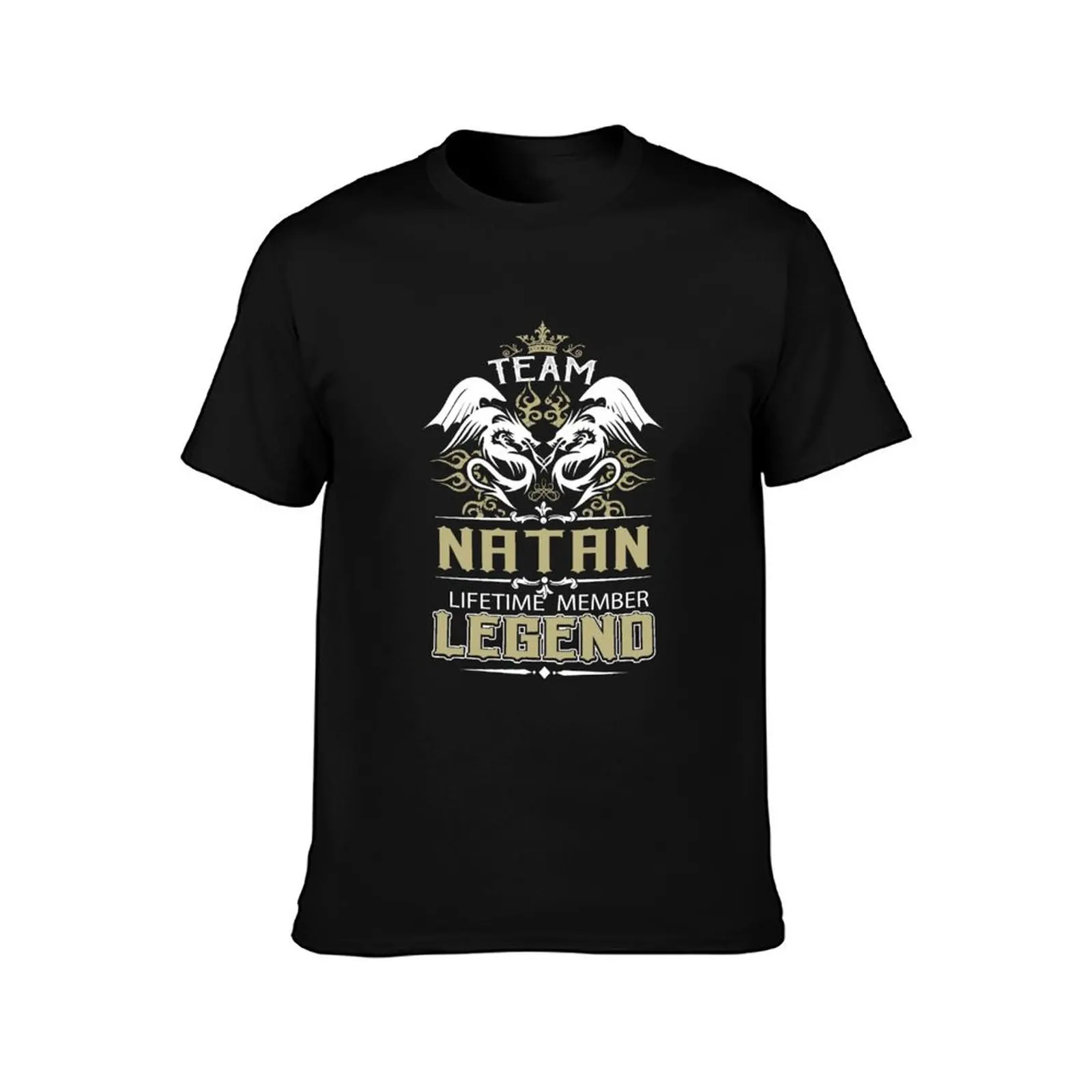Фото Футболка с именем Натана-наatan Dragon Lifetime Member Legend Gift Item Футболка с графическим рисунком, большие мужские рубашки с аниме №2