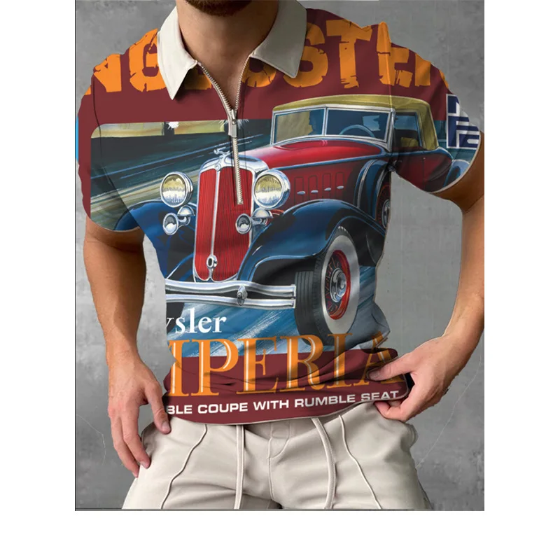 Новинка 2022 Летняя мужская рубашка-поло с надписью цвет брендовая одежда коротким