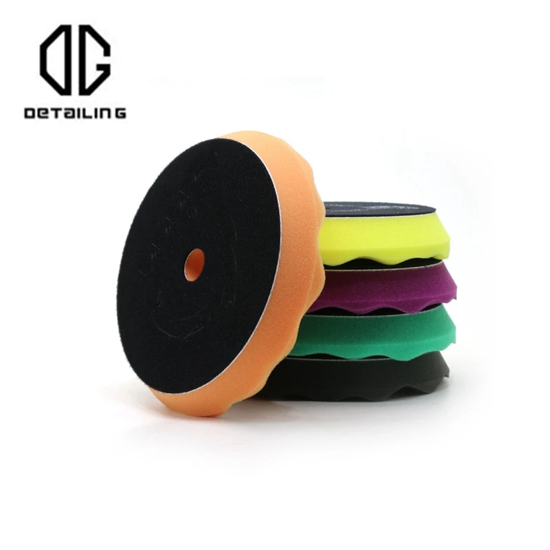 DETAILING Car Polishing Kit Buffing Pad Set Foam Sponge Waxing Pad Kit Tool For Polisher DA/RO/GA Auto Care Buffing Pads