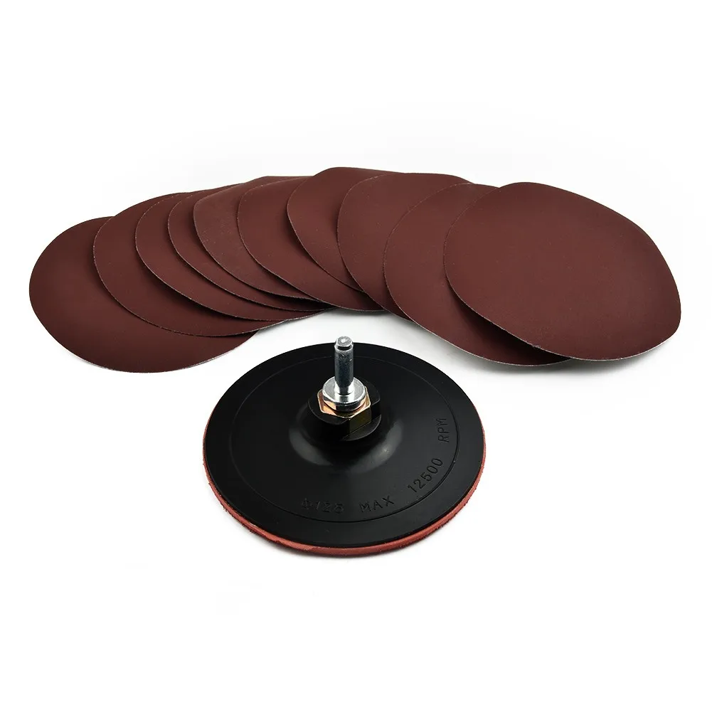 Набор шлифовальных дисков VIBRATITE 10 шт., 125 мм, смешанная зернистость