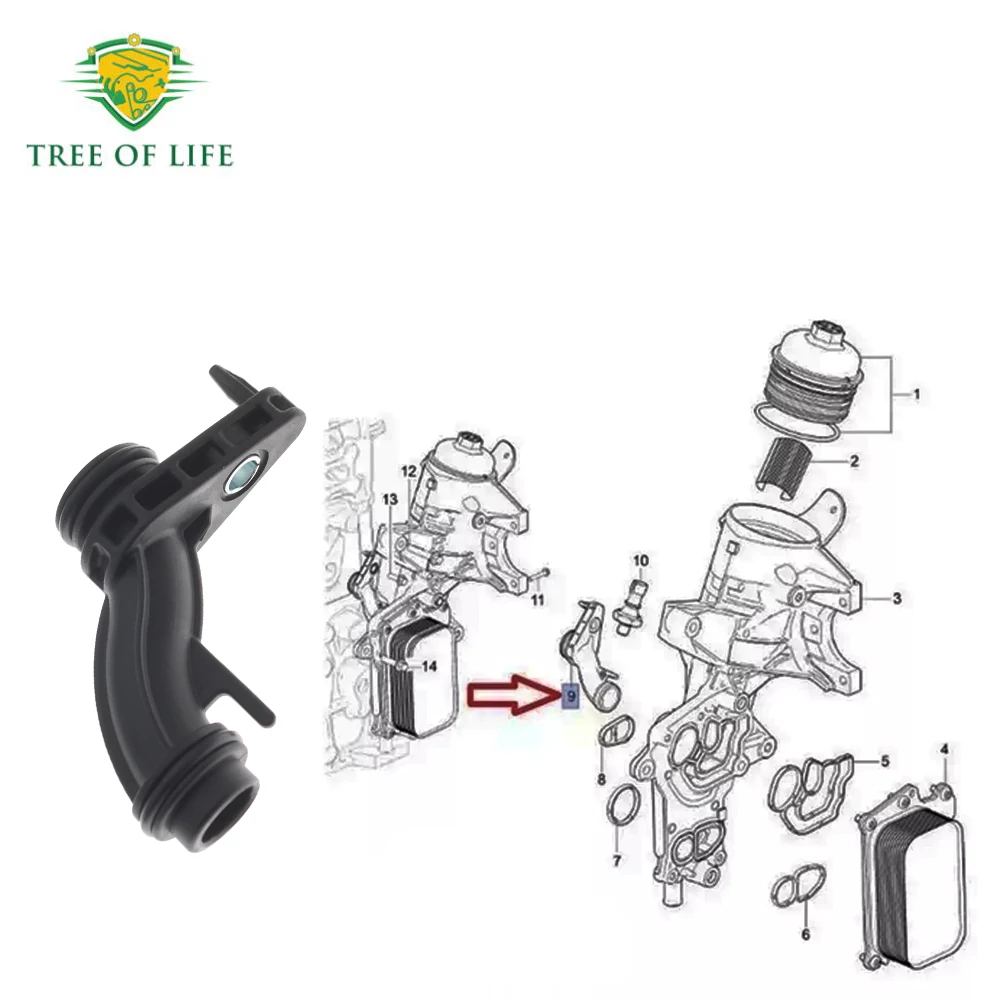 10 шт. трубка масляного радиатора 55484647 Для Chevrolet S10 Trailblazer Colorado Express 2500/3500 GMC Canyon Savana