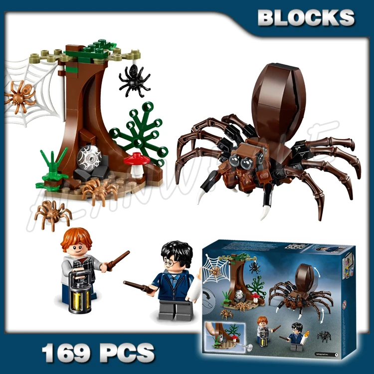

169pcs Magical World of Wizards Spider Lair Tree Forest Harris 11003 Model Building Blocks Sets Compatible With Bricks