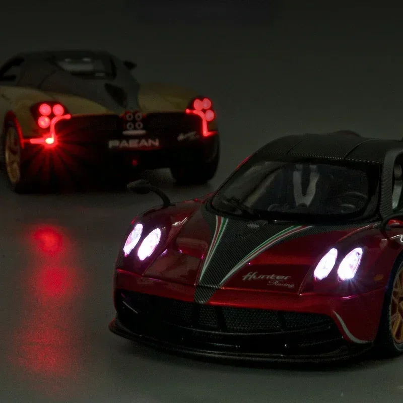 1:22 Pagani Huayra Dinastia China Dragon Supercar из сплава автомобильная игрушка металлическая