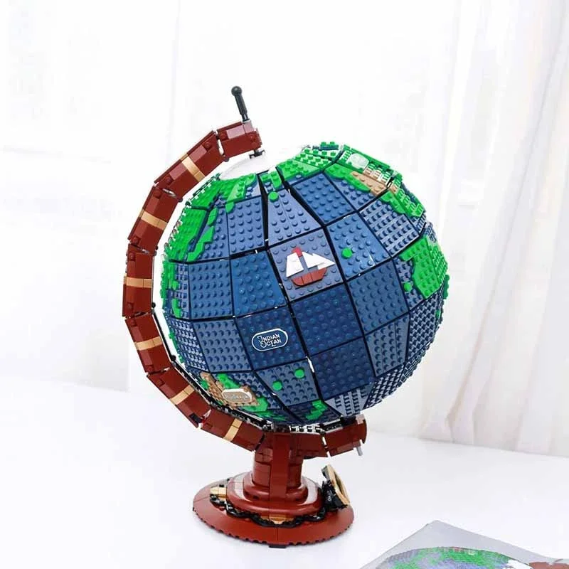 

2585PCS Earth Globe Modular Building Blocks Assembly Bricks Compatible 21332 Model Moc Bricks Children Educational Toy