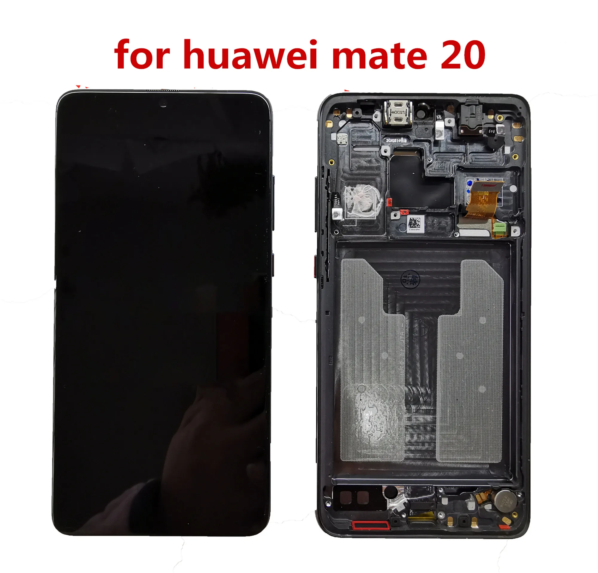 

100% Оригинальный ЖК-дисплей для Huawei mate 20, сенсорный экран, дигитайзер, Замена для HUAWEI mate 20, смартфон Huawei mate 20