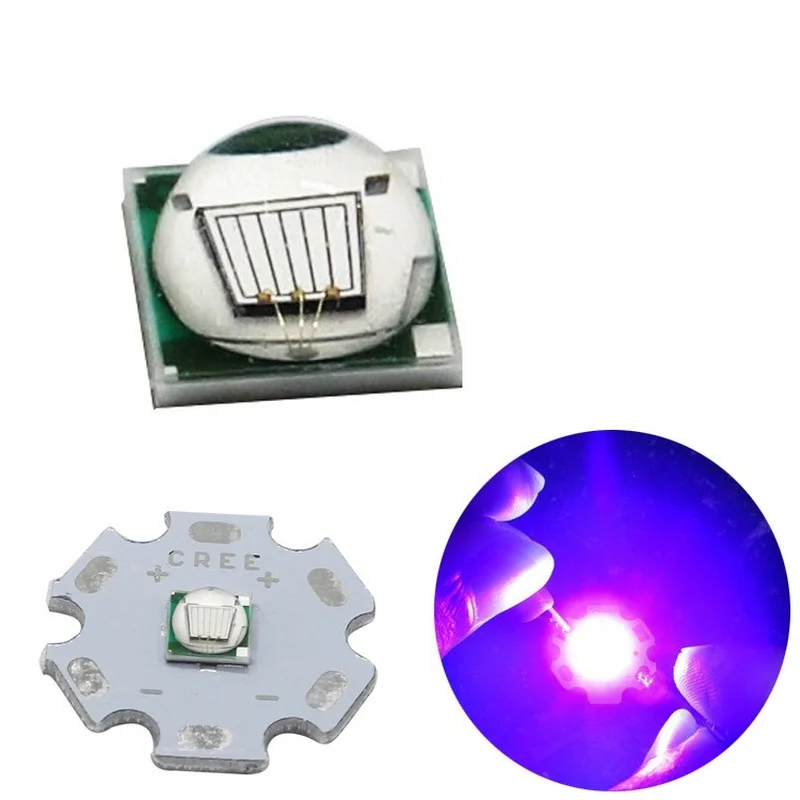 

Lamp For Drying NailsLed UV Light Spectrum 395-400nm T6 Lamp Bead 10W Purple 3V 2000mA