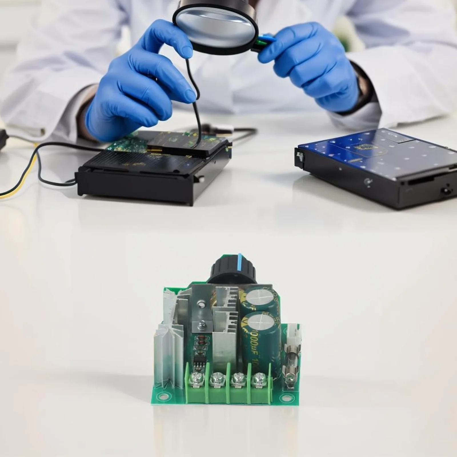 Контроллер скорости 10А регулятор двигателя постоянного тока для проектов DIY