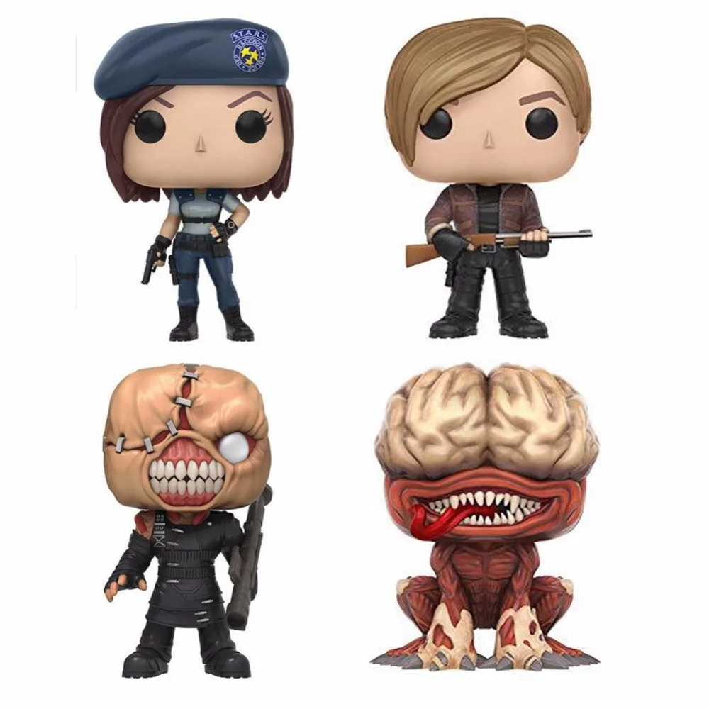 

EVIL Character JILL VALENTINE & NEMESIS 10cm Vinyl Action Figure Toys