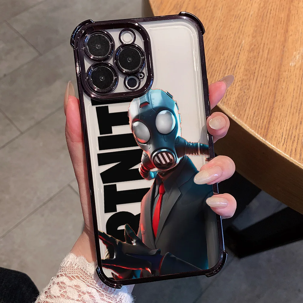 Фото Горячая новинка: Чехол для телефона Game Hot F-Fortnites Plating для Samsung A37 A57 A07 A36 A16 A35 A55 A25 A26 A05s A15 A54 A34 A24 A14 A05 A04 4G 5G №2