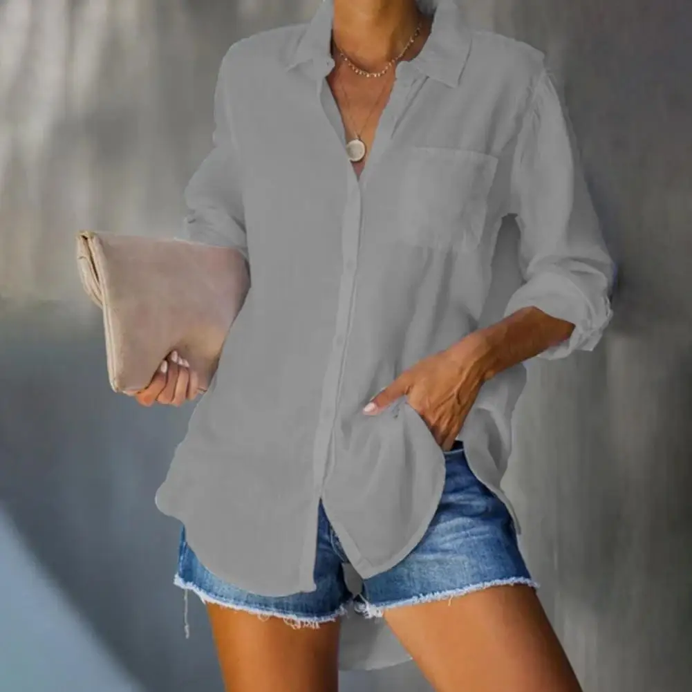 

Женская рубашка, свободная Осенняя блузка, Офисная Осенняя блузка, женская рубашка, женская рубашка, свободная Осенняя блузка, Офисная Осен...