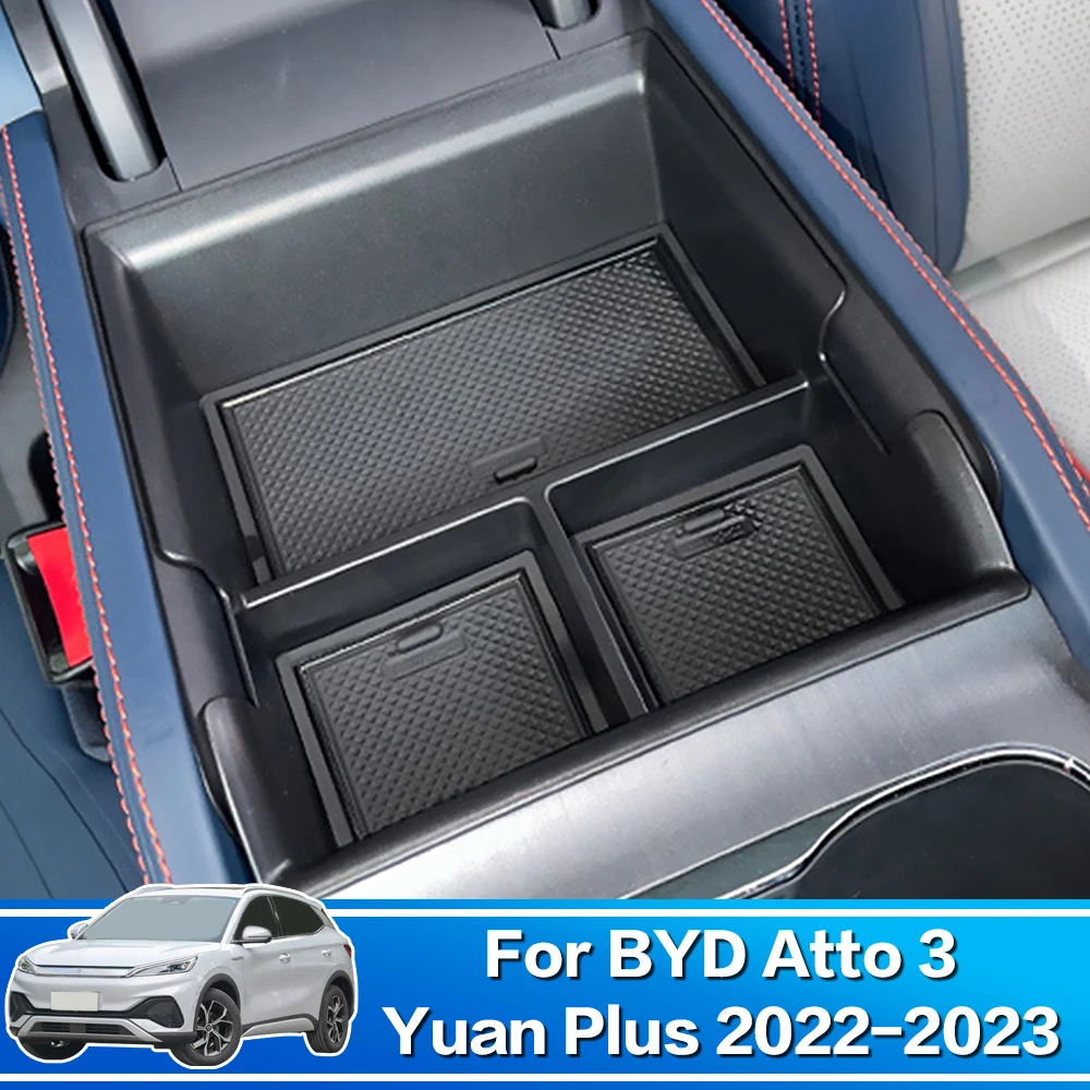 

Подлокотник BYD Atto 3 Yuan Plus 2022 2023, контейнер для хранения, центральная консоль, аксессуары для интерьера автомобиля, 1 шт.