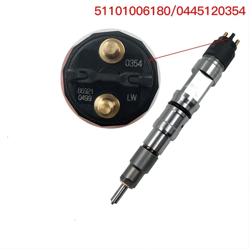 0445120354 Серебряный дизельный топливный инжектор металлический для MAN Lion S Coach 440 Tgs I